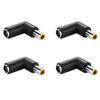 4X DC 7909 Stecker auf DC 7909 Buchse Stromadapter für Lenovo Thinkpad IBM Laptop Notebook, 90 Grad