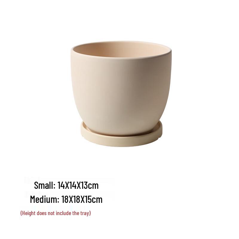 Nordic Ceramic Apple Planter with Tray