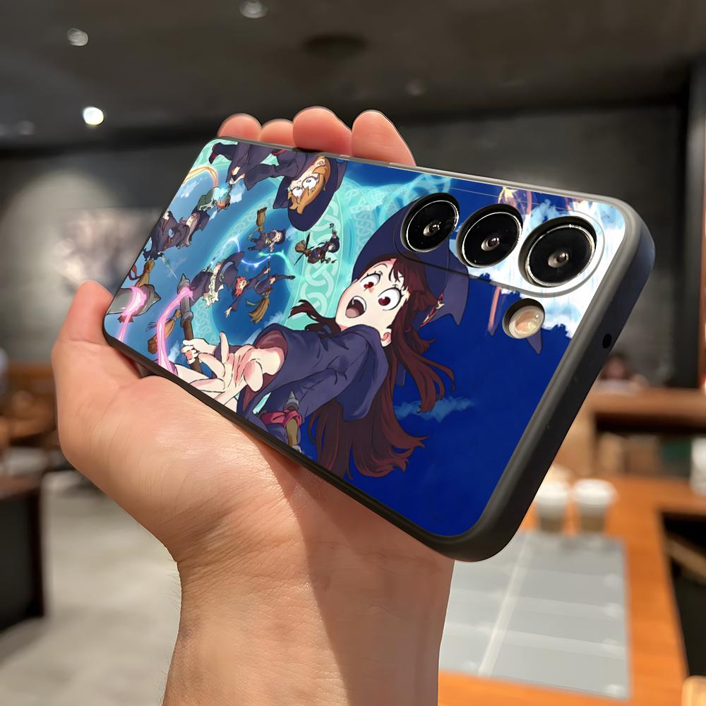 

L-Little Witch Academia Чехол для телефона Samsung A56 A36 A26 A16 A15 A25 A35 A55 A14 A34 A24 A54 Черный Мягкий Samsung A23