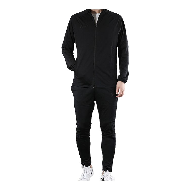 Nike Long Sleeve Running Casual Sportswear Set Men Sportswear Set Black AO0054-011