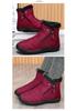 Women's Fleece-Lined High Top Warm Cotton Snow Boots - Plus Size