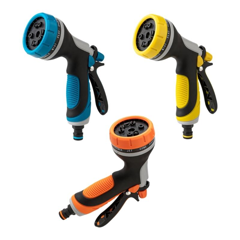 Water Hose Nozzle Multifunctional for Cleaning Watering Multiple Hand Sprayer Lightweight Heavy Duty Hose Sprayer