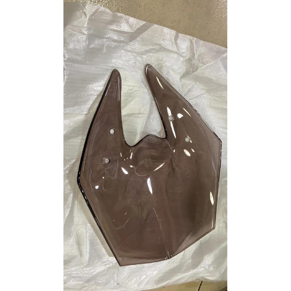 Motorcycle Double Bubble Windshield WindScreen For 2013 - 2016 Kawasaki Z800 Z 800 2014 2015 13 14 15 16 Black Iridium