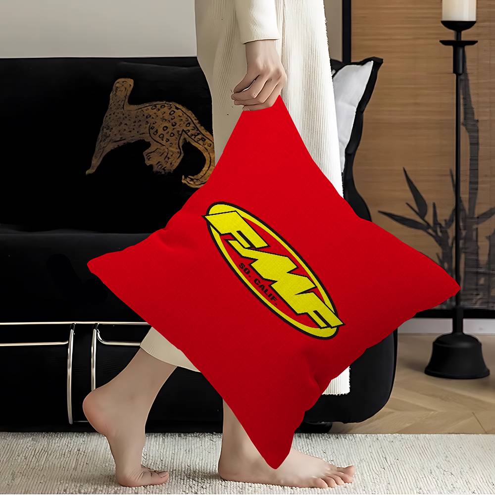Fmf Racing Logo Personalized Pillow Cover Kids Bedroom Wild Party Decor Pillowcase Kid Birthday Shower Gift