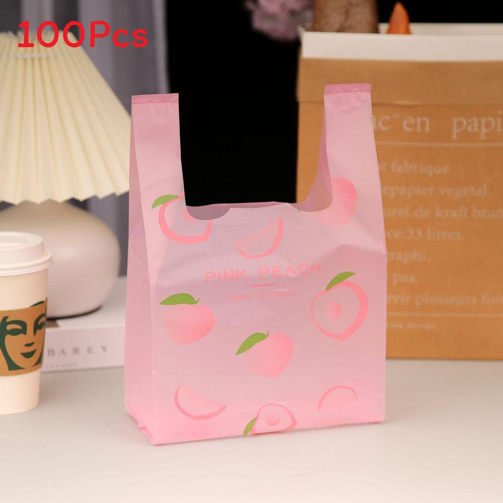 Cherry Blossom Gift Bags Plastic Packaging With Printing For Tea Packaging Use