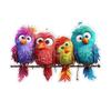 Autocollant de Voiture Animal Oiseaux Décalcomanie Auto-adhésive Pour Vitre Arrière et Pare-chocs de Véhicule Autocollant Imperméable SH616