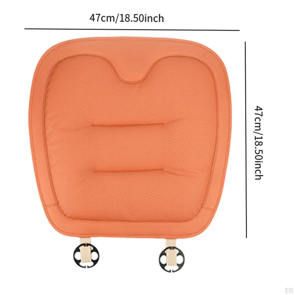 Car Seat Cover Soft Anti Slip Multifunctional Wear Resistant with Secure Buckle Supportive Pad for