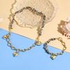 Collier pour Femmes Bijoux Collier Pendentif Formé Féminin Simple Mode Irrégulier Pierre Colorée Bracelet Ensemble Collier Collier Élégant