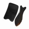 Ox Horn Scraping Board Face Massage Pain Relief Gua Sha Tool (Square Slice Wave Fish Shape)