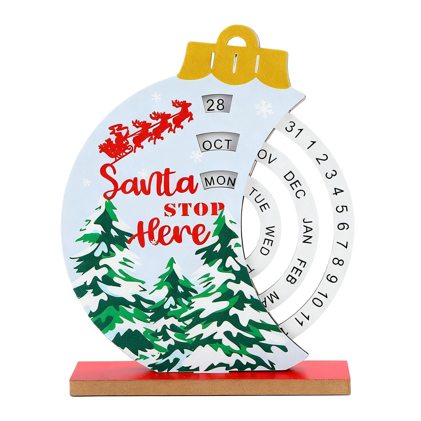 

Christmas Countdown Calendar Christmas Decoration for Home Living Room Cafe