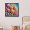 5D DIY Partial Special Shaped Drill Diamond Painting Flower Decoration30x30cm