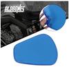 Motorcycle Accessories Gel Seat Cushion Flexible 27*25.5*1CM Soft Comfortable Shock Absorption Blue Slim Body Shape Adhesive