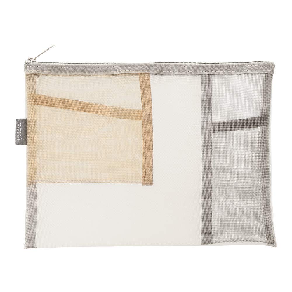 DESIGNPHIL MIDORI Mesh Pencil Tool 53345006 Pouch, Case, Pouch, Gray,