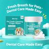Pet Teeth Cleaning Finger Wipes Remove Dental Plaque Relieve Gum Discomfort Lasting Fresh Breath Easy-to-Use Pet Oral Care Wipes