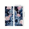 2pcs Japanese Dragon and Flower Curtains   Ancient Mythical Creatures Window Drapes
