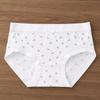 Women's Spring and Summer Ice Silk Quick Dry 10A Antibacterial Pure Cotton Crotch Breathable No Trace Middle Waist Triangle Briefs