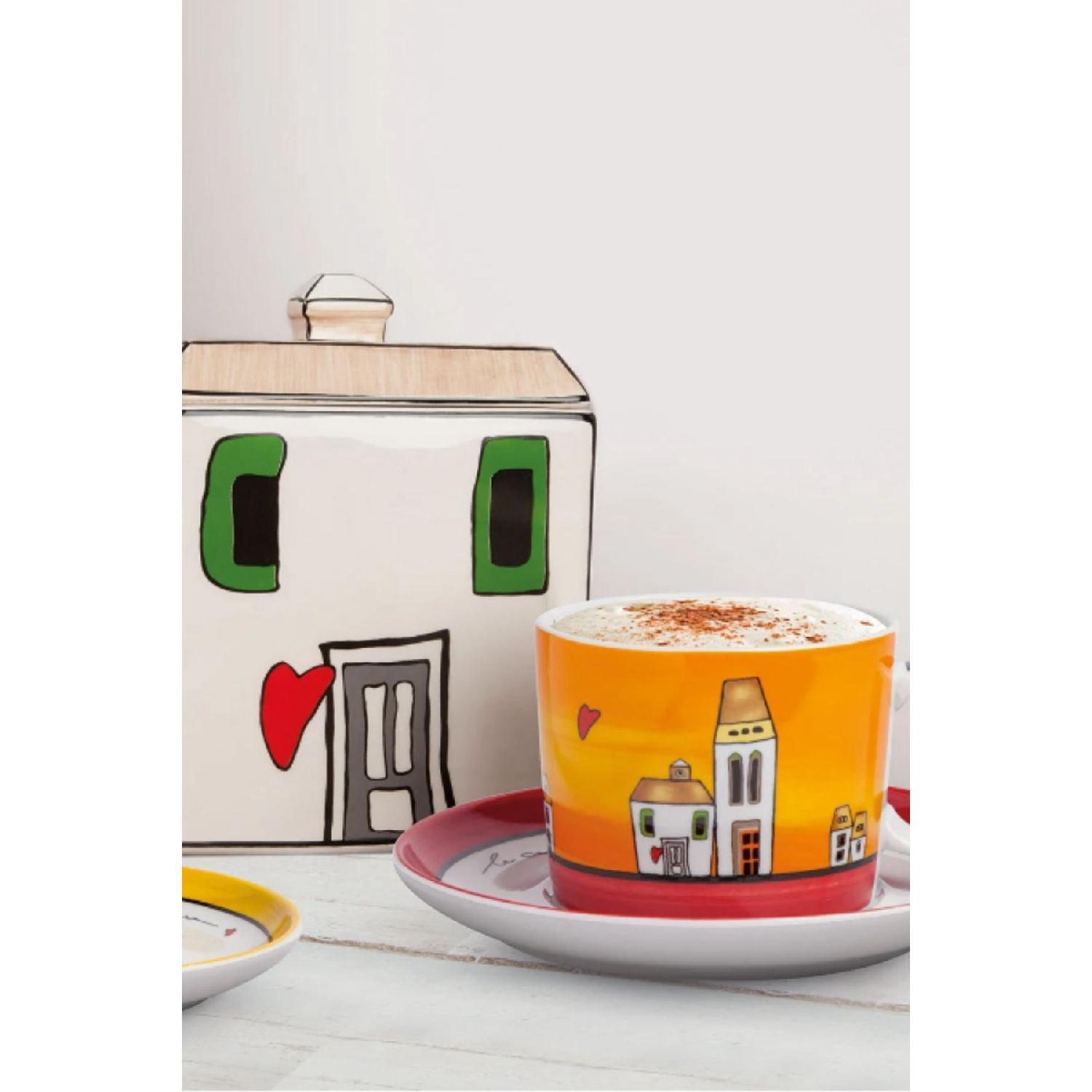 

Le Casette Teacup Set Of 2 340 Ml Red червоний