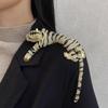 Elegante Große Tiger Brosche Leichter Luxus Schulter Flash Schulter Dekoration Brosche Anzug Zubehör