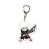 Llavero acrílico de Anime Naruto, accesorio, llavero de dibujos animados de Uzumaki Naruto