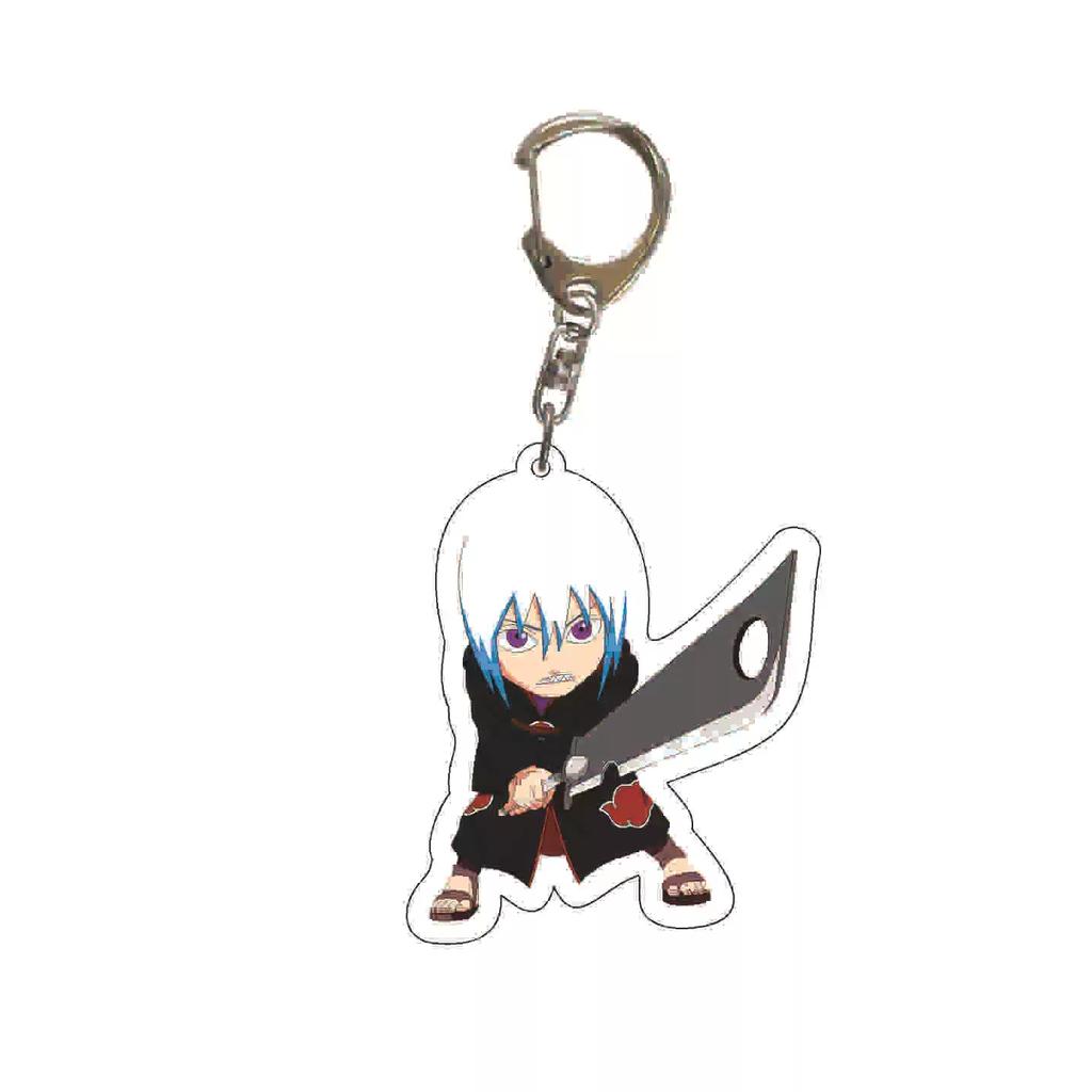 Llavero acrílico de Anime Naruto, accesorio, llavero de dibujos animados de Uzumaki Naruto