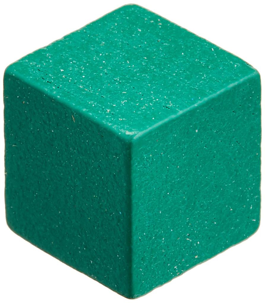 Green 10mm Wooden Cubes 150 (approx. Pieces)