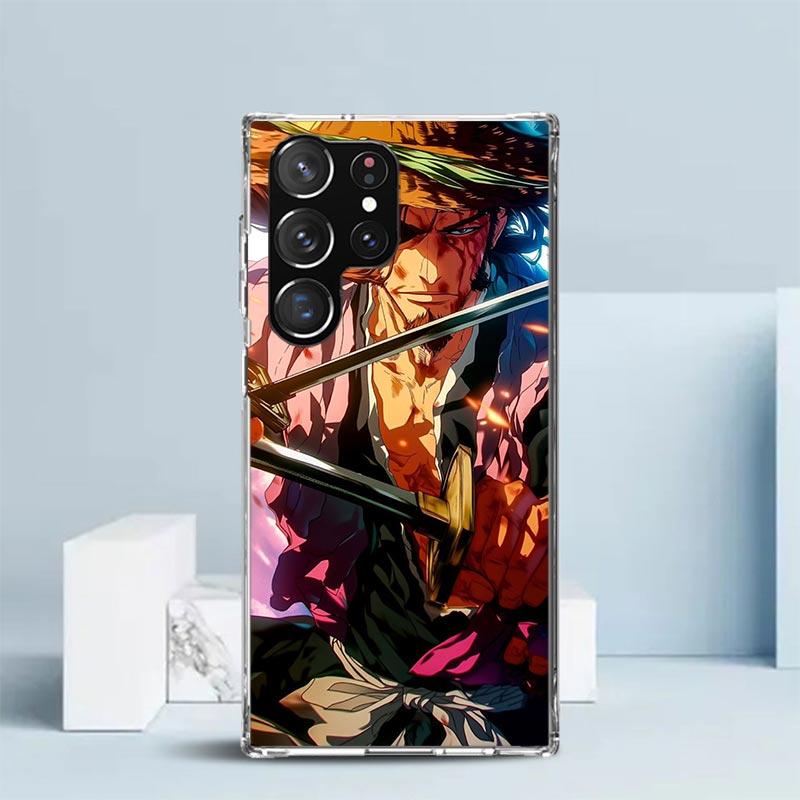 Bleach Kyoraku Shunsui Soft Cover for Samsung Galaxy S25 Edge S26 S24 S23 Ultra Phone Case S22 S21 Plus S20 FE Print Pattern She