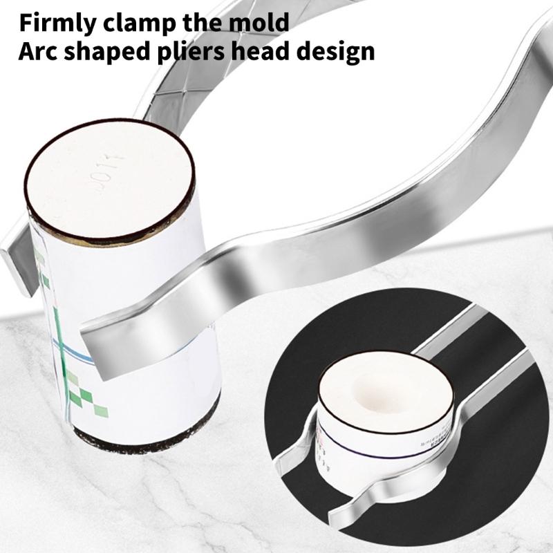 Heat Resistant Carbon Steel Jewelry Casting Clamp Suitable for Goldsmithing and Metalworking with Secure Nonslip Grip