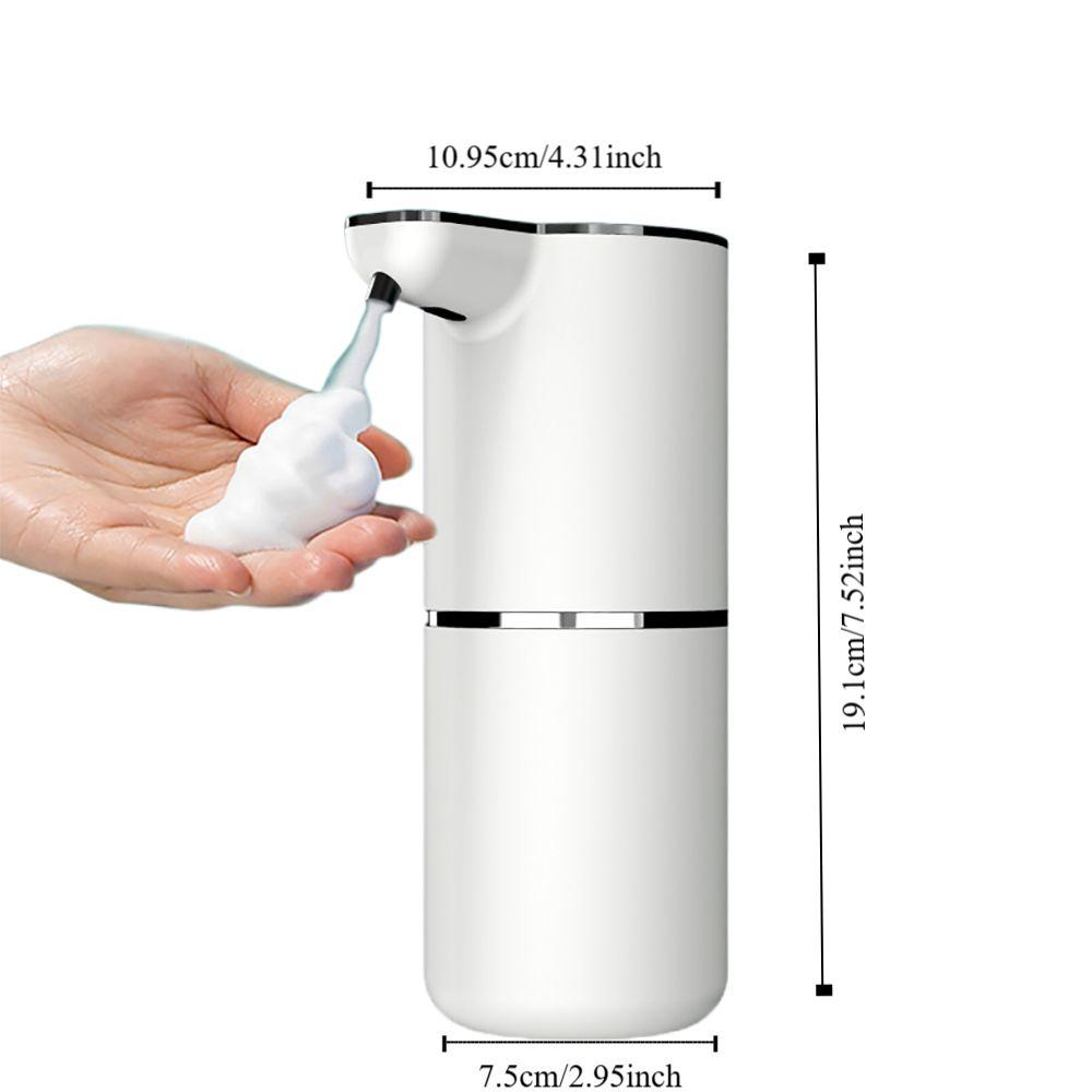 400ml/350ml Automatischer Seifenspender mit Sensor Mehrfach einstellbar Handwaschgerät USB Wiederaufladbar Wandmontage