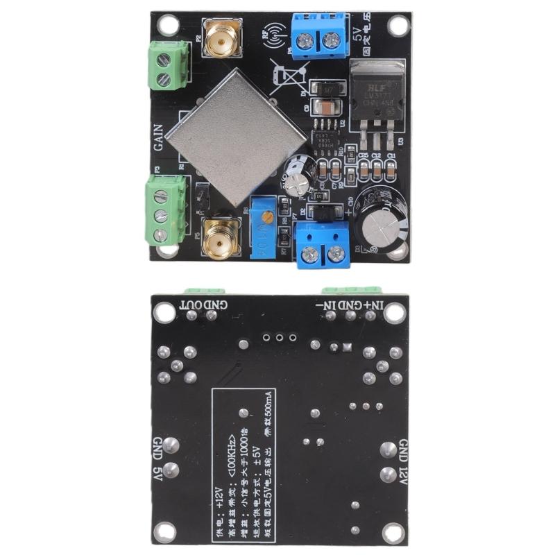 AD623 High Gains Bandwidth Instrumentation Amplifiers Module With Rail To Rail Output Single Supply Design