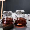 360ml/600ml Szklany Drip do Kawy Czajnik Cloud Odporność na Ciepło 120 Stopni Pot do Dzielenia Kawy Filtr Kroplowy dla Baristy