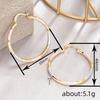 Tri Color Enamel Checkered Texture Thin Round Hoop Huggie Earrings Niche Designer Women Jewelry