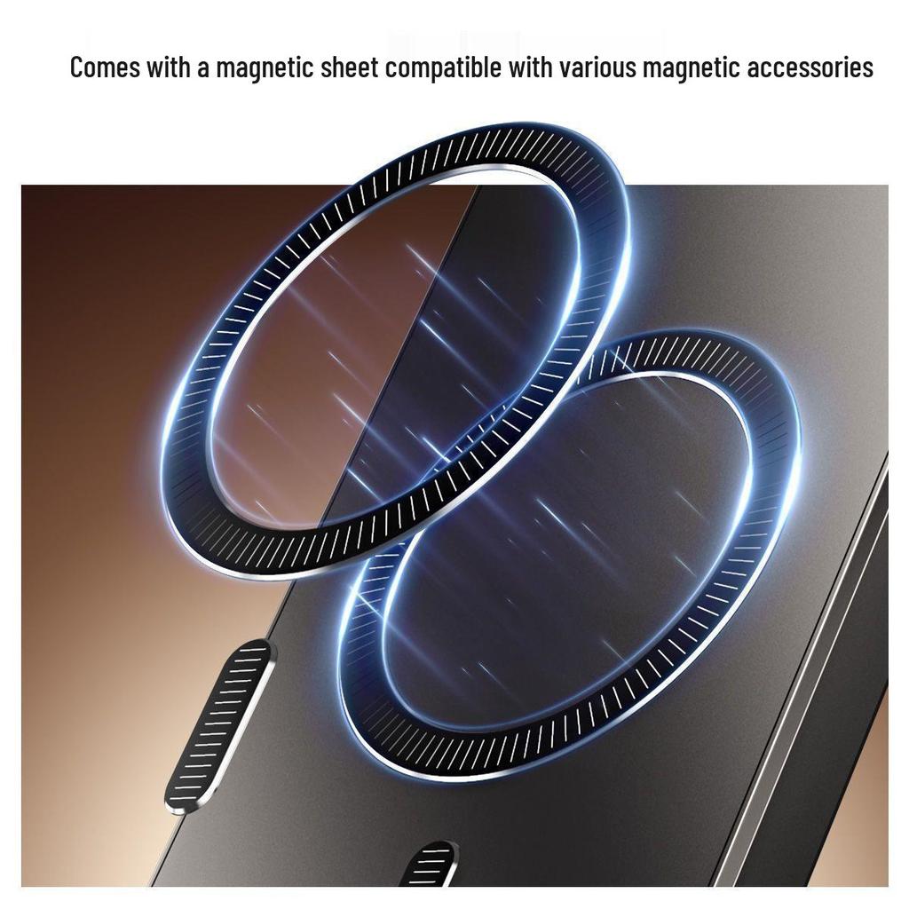 OPPOReno15Pro Anti-fall Case with Lens Protector & Magnetic Ring for Men & Women