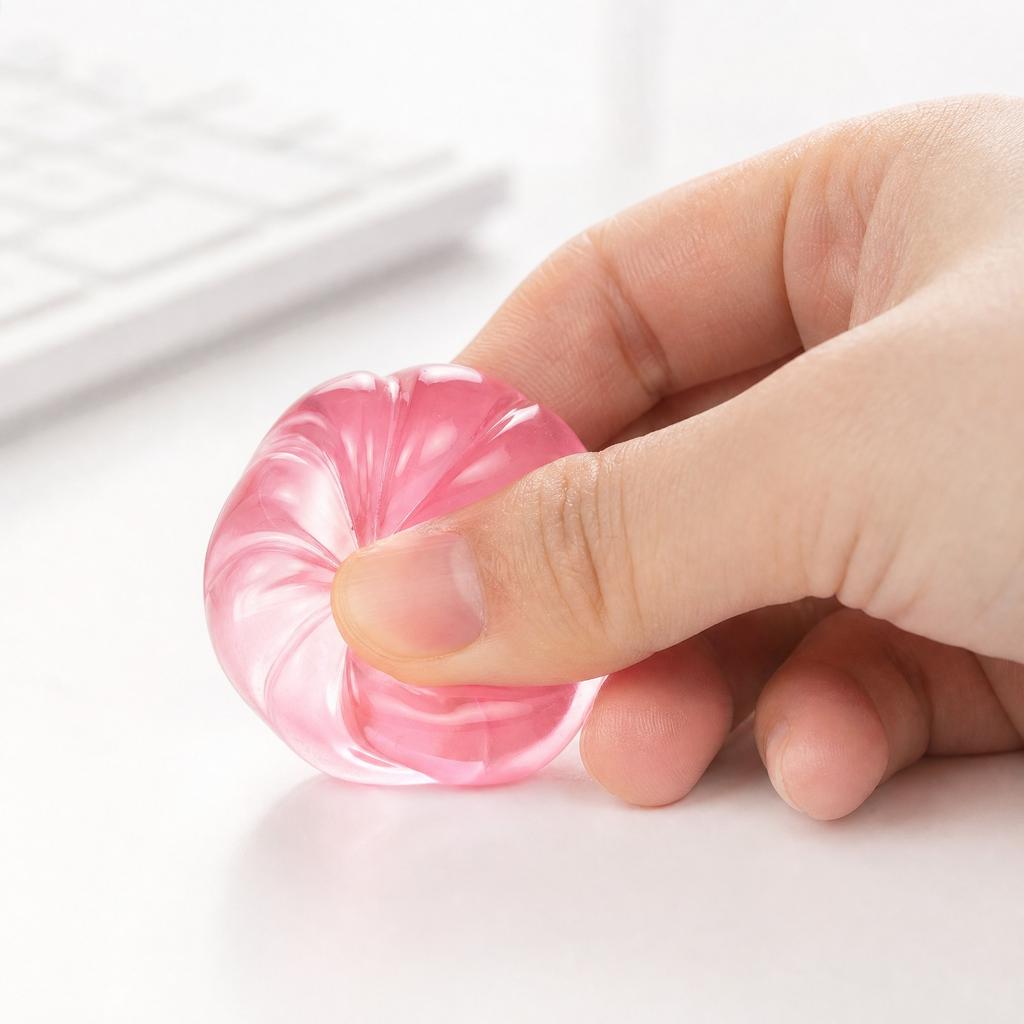 Mini Squishy Stress Relief Toy 3 5x2cm Soft Squeeze Sensory Fidget Toy for Anxiety and Focus Random Design