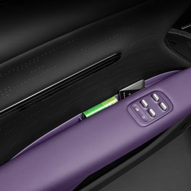 For Avatr 07 Door Gap Storage Box Car Storage Handle Silicone Non-slip Pad Car Interior Modification Accessories Supplies Tools