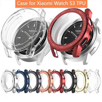 Hülle für Xiaomi Watch S3 TPU Kratzfest Weiche Schutzschale Rundum-Bumper Schutzhülle für Mi Watch S3