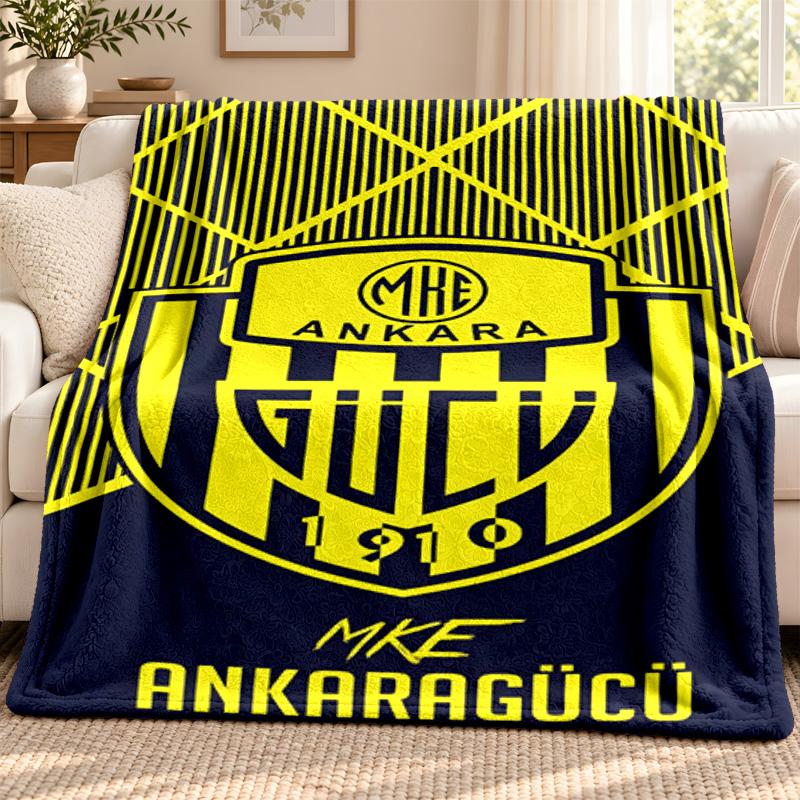 MKE Ankaragucu Decke Flanelldecke Weiche Gemütliche Plüschdecke für Sofa Bett Leichte Heimdekoration Camping im Freien