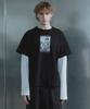 Kilyu Sonic Boom Layerd Long Sleeve T-Shirt_Black