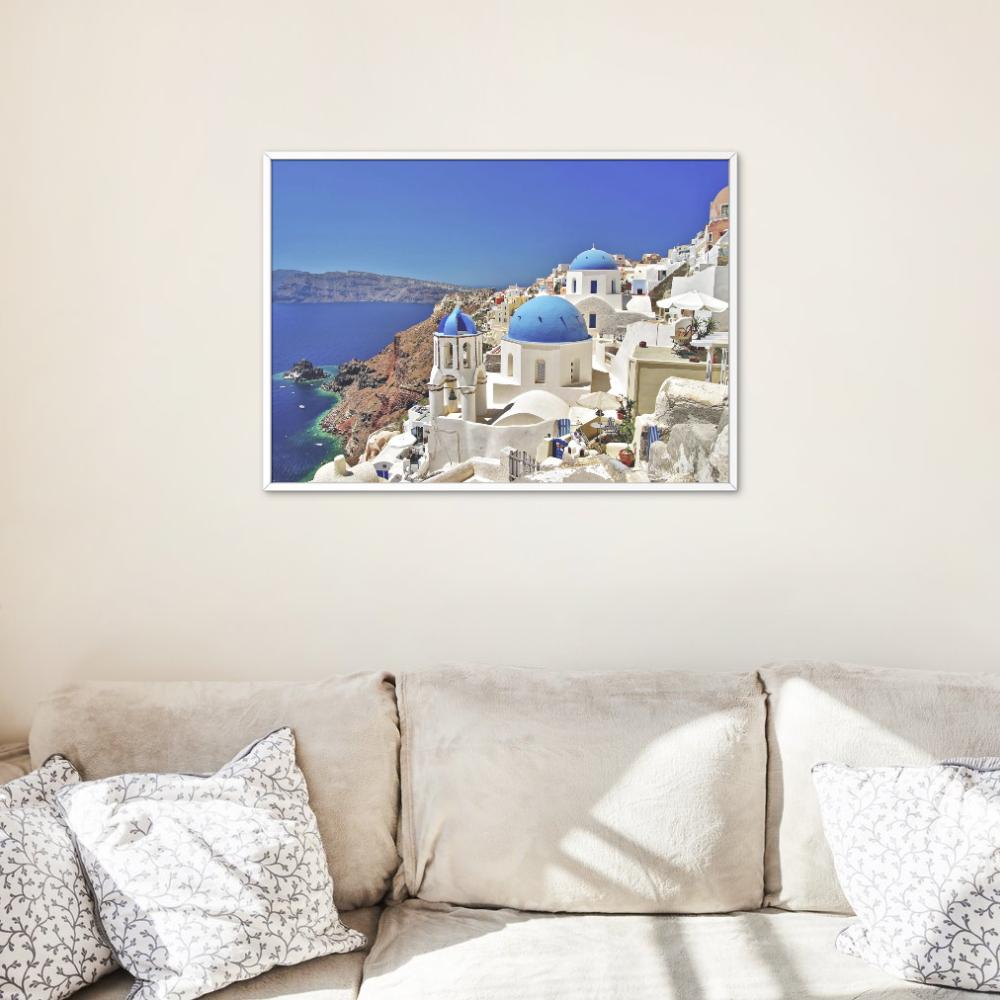 Malowanie Po Numerach Obrazy Do Malowania - Magiczne Santorini 50X40 Cm