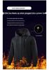 Heated Hooded Sweatshirt: Smart Couple's Jacket with Constant Temperature and Zipper