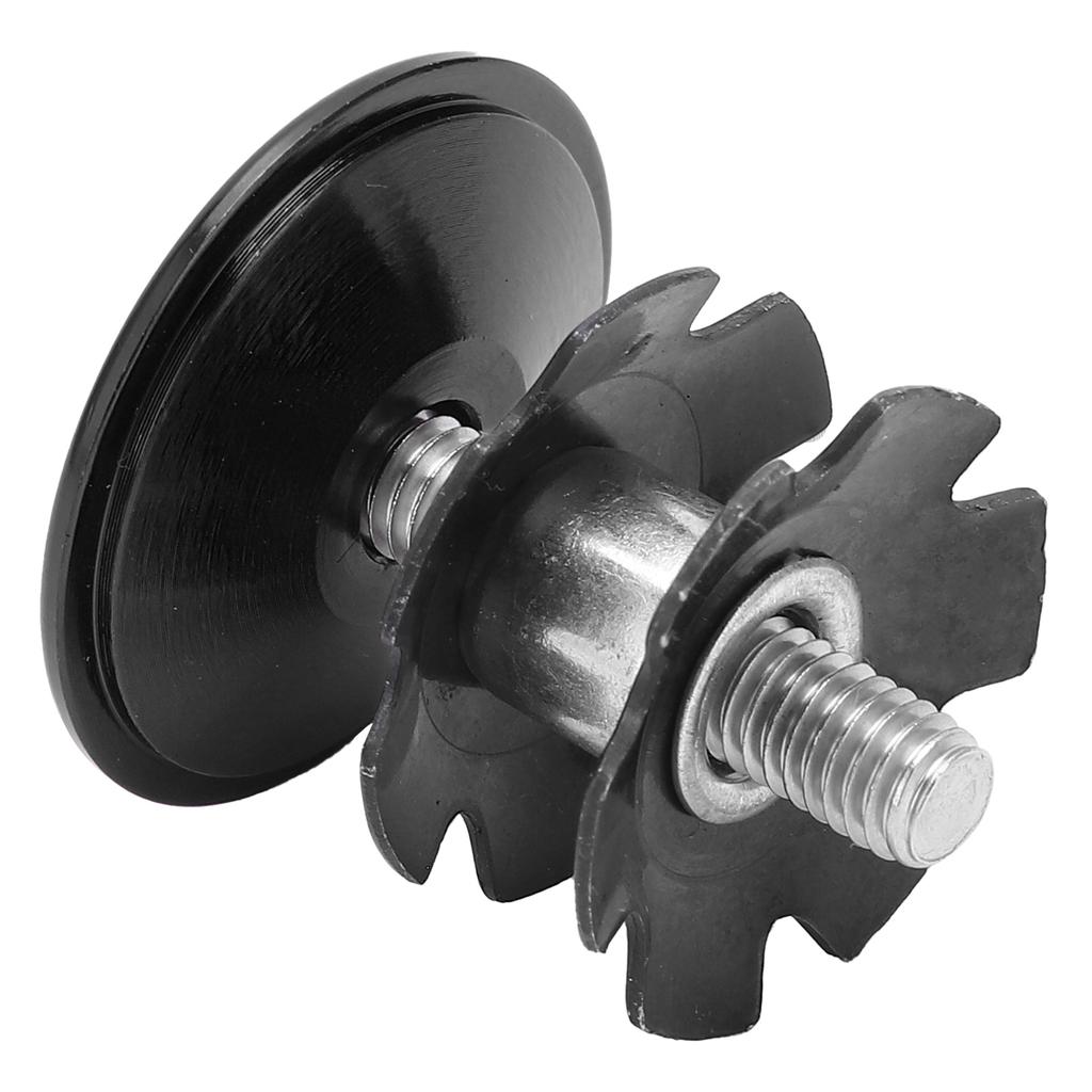 Bike Headset Top Cap Aluminum Alloy Star Nut Stem Cap Stem Fork MTB Road Bicycle AccessoryBlack