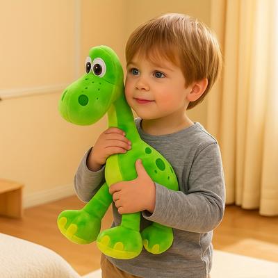 Weiche Plüsch-Dinosaurierpuppen Niedliche Tierfiguren mit Ausdrucksstarken Augen, Stoffdinosaurier für Kinder, Dinosaurier-Zimmerdeko, Fantasievolles Spiel, Verspieltes Design