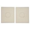 2pcs Food Grade Rubber Kitchen Sink Mat Fast Draining Sink Liner  Glassware Protection
