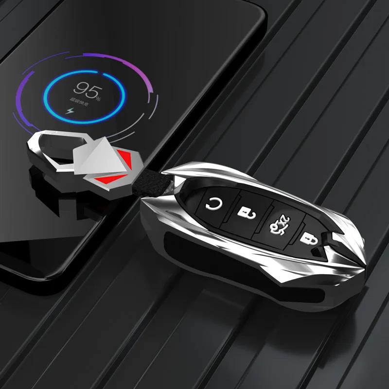 Styling Mouldings 3/4/7Buttons Car Key Protector for Changan CS85 CS35 Plus CS25 CS95 CS85 Car Remote Key Case Cover Bag Shell F