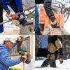 Winter Deer Leather Warm Gloves Plus Velvet Thickened Anti Slip Wear Resistant Outdoor Shovel Cold Storage Cold Protection Work Gloves