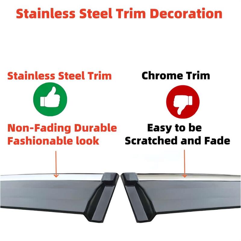 For VW Volkswagen Polo 2013 2014 2015 2016 2017 2018 2019-2024 Car Styling Accessories Window Visor Deflector Window Rain Guard