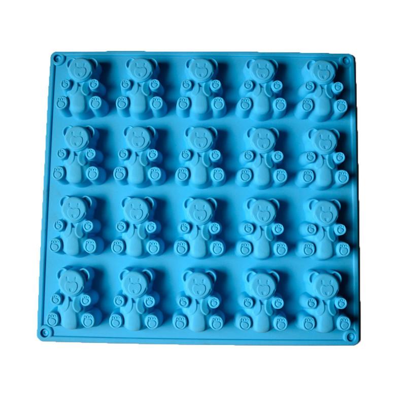 

20 Cavity Bear Silicone Cake Baking Mold Sugarcraft Chocolate Cupcake Mould Tools Fondant Biscuit Decorating Tools
