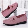 Damen Plus Size Stoff Ballerinas Weiche Sohle Bequeme Gehen Schuhe