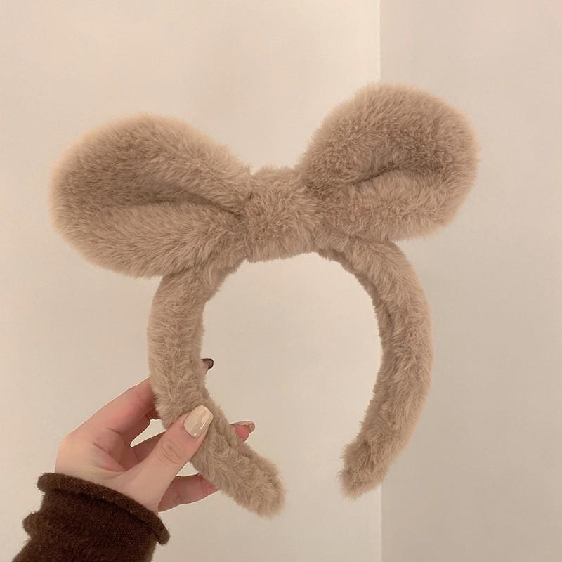 Plush Ear Headband, Female Face Wash Headband, Hairpin Headband, Cute And Playful Hair Accessory