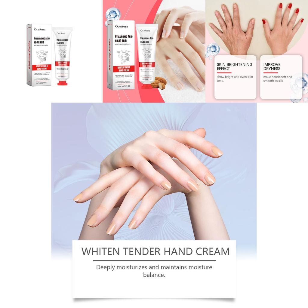 Oceaura Women's Hand Cream Nourishing Moisturizing Hydrating Dry Skin Relief 30g