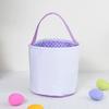 Easter Hand Gift Bag Bunny Pattern Handle Design Easter Egg Hunt Basket DIY Gift Candy Storage Pouch
